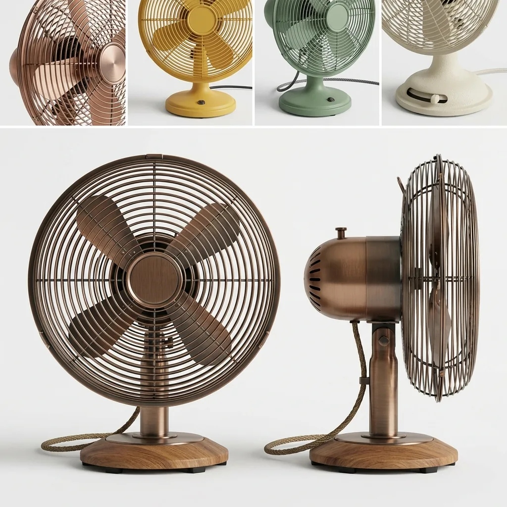 FlowPoint: Adjustable-Direction USB Office Fan