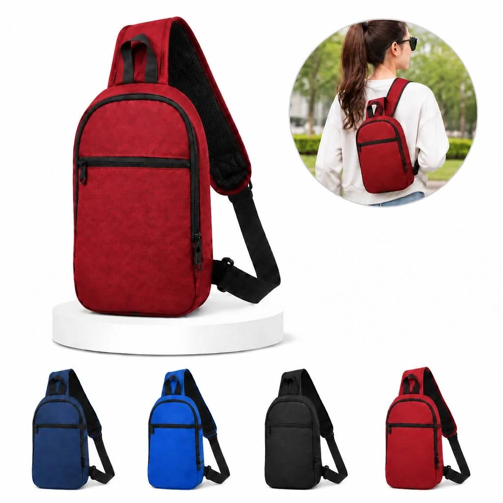 Personalized Print Crossbody Sling Bag with Adjustable Strap 2