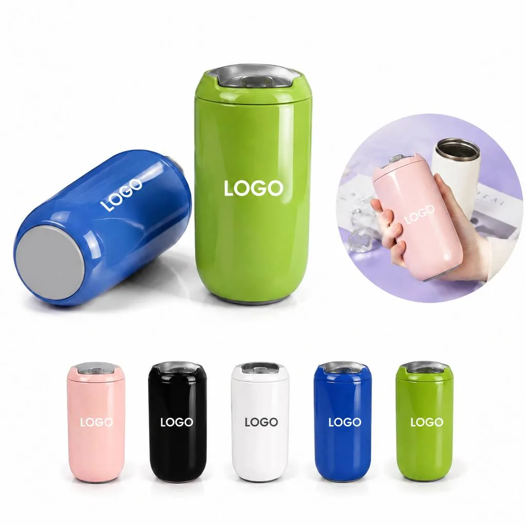 Retro Stainless Steel Insulated Coffee Tumbler