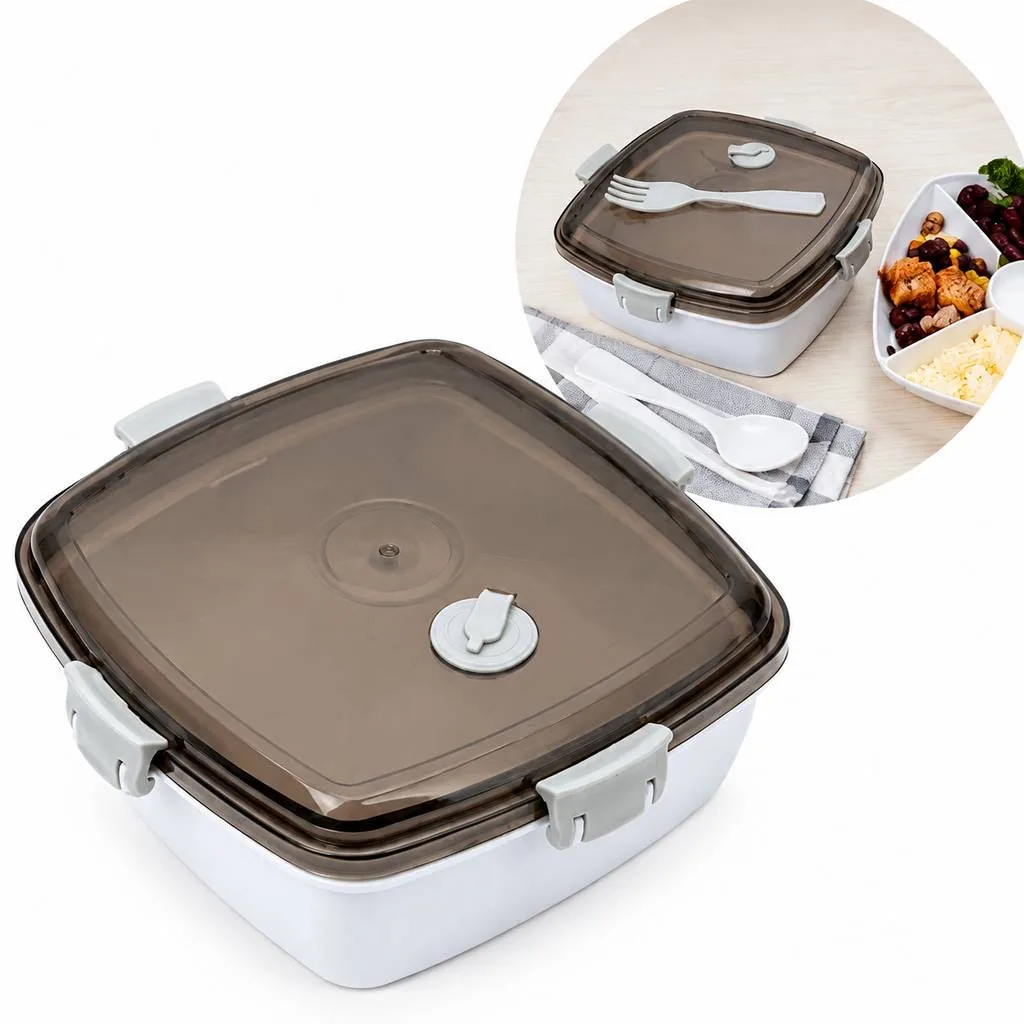 Stackable Clear Plastic Storage Container Set with Lids 2