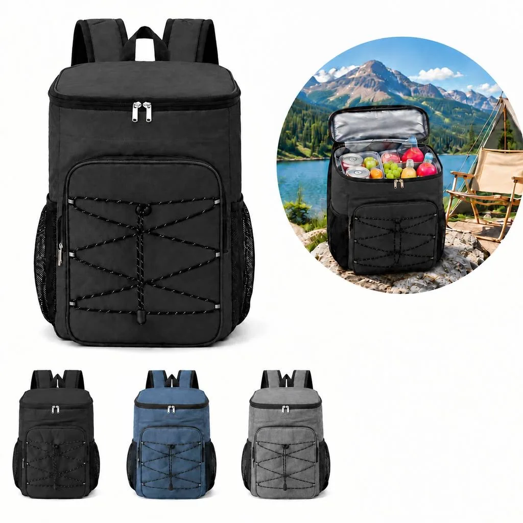 Insulated Large Capacity Picnic Backpack for Outdoor Travel 2