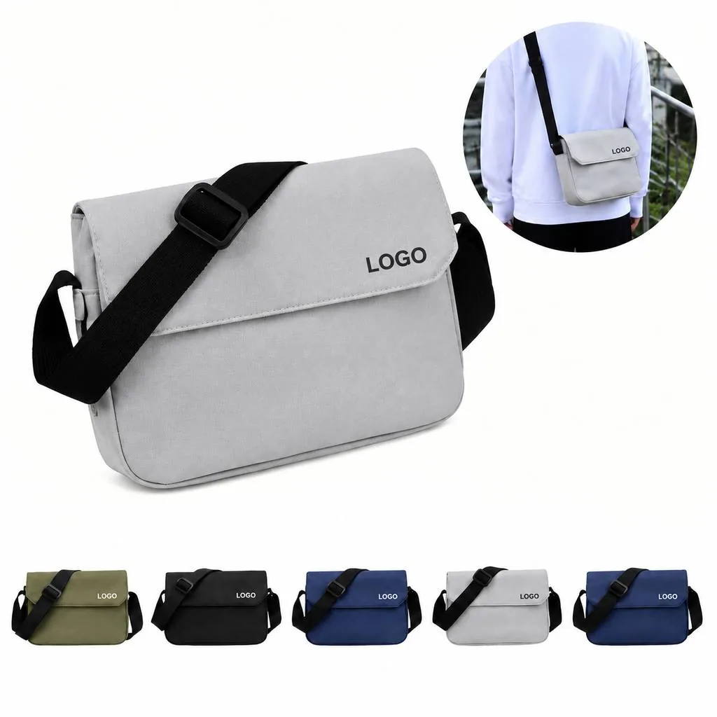 Men's Adjustable Strap Crossbody Messenger Bag with Padded