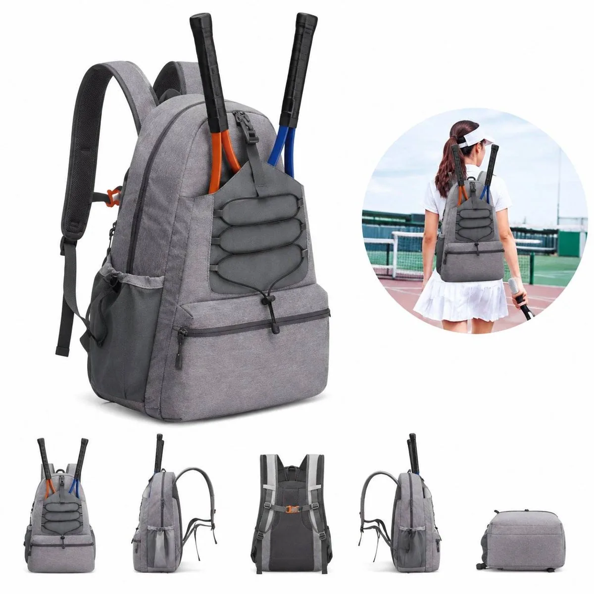 Tennis Bag with Ventilated Shoe Pocket 2