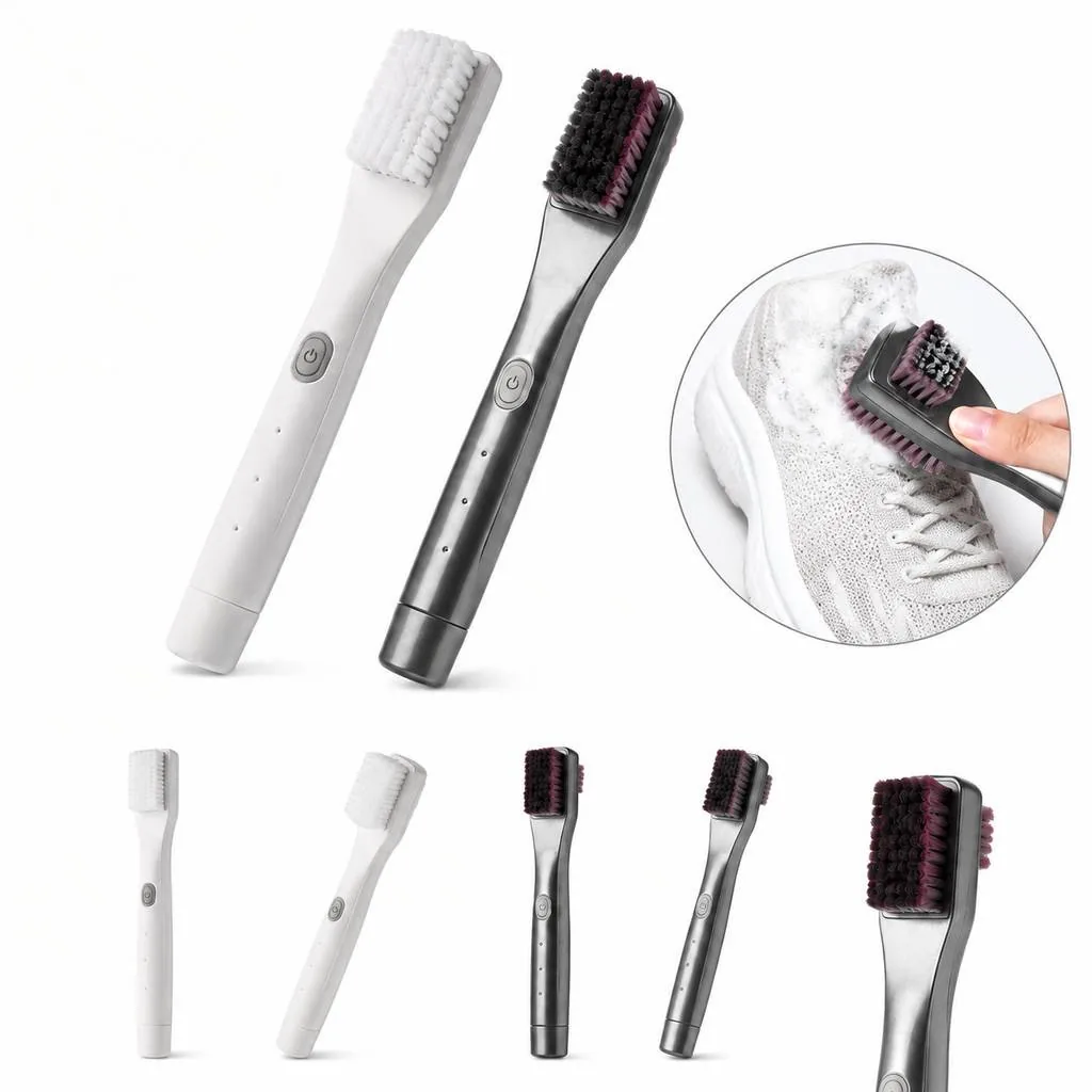 Rechargeable Motorized Shoe Brush for Cleaning 2