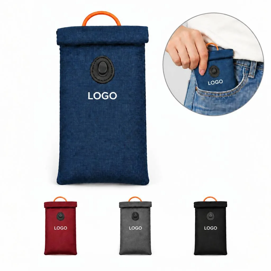Compact RFID Signal Blocking Pouch for Cards and Key Fobs
