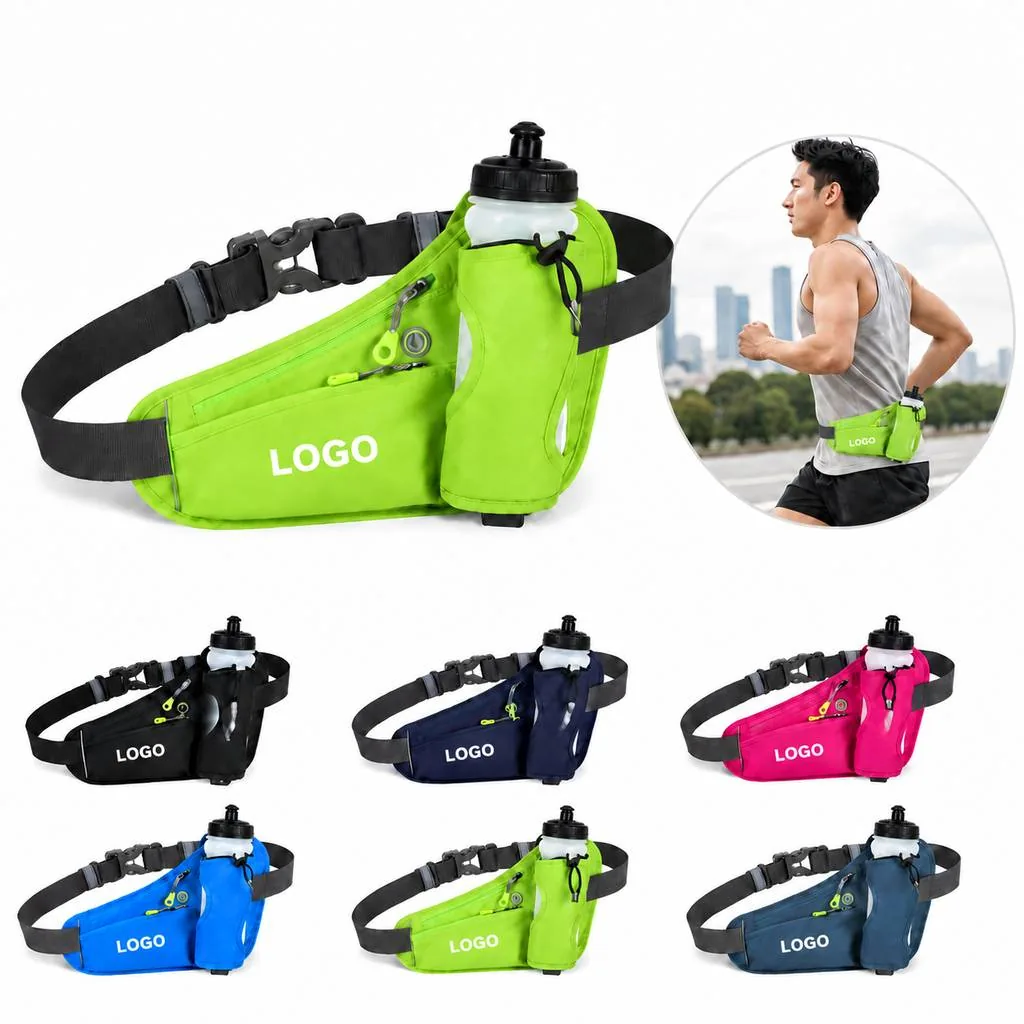 Hydration Waist Bag with Water Bottle Holder for Running