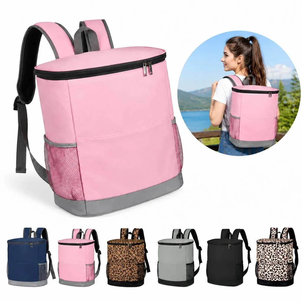 Insulated Leakproof Cooler Backpack for Outdoor Trips 2