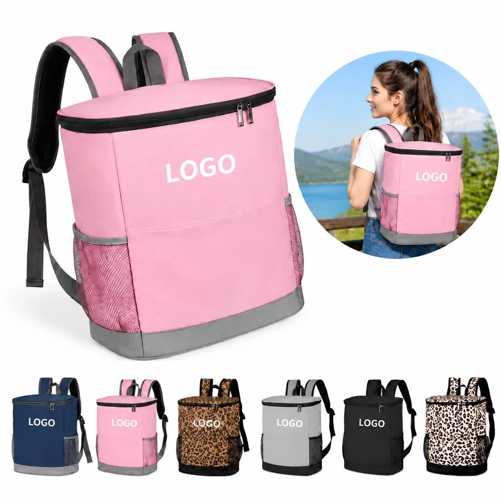 Insulated Leakproof Cooler Backpack for Outdoor Trips