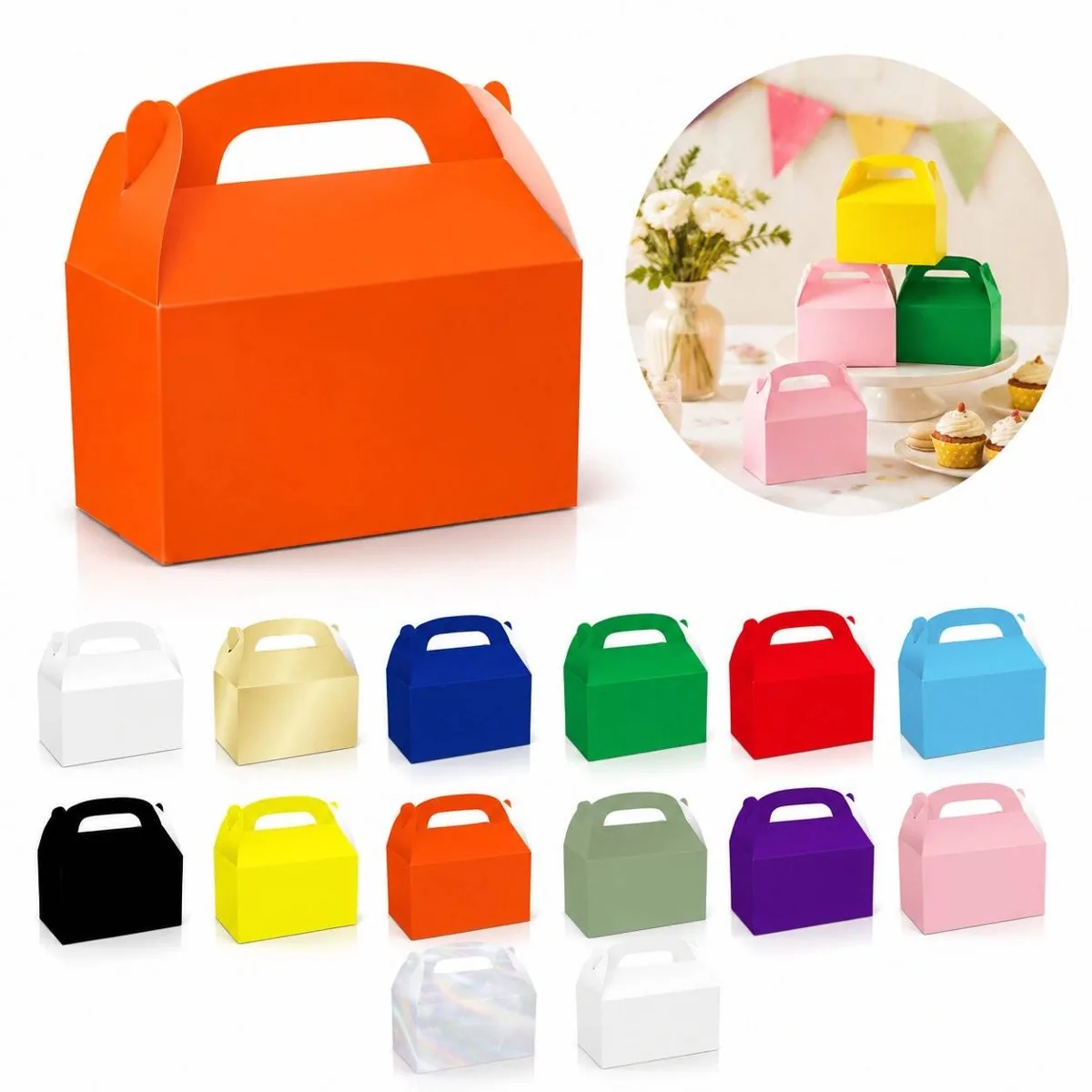Portable Kraft Gift Box with Secure Latch 2
