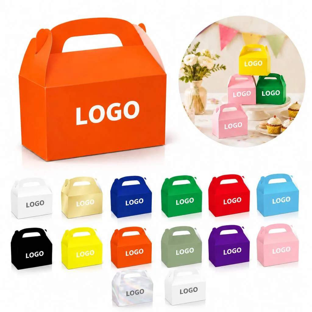 Portable Kraft Gift Box with Secure Latch