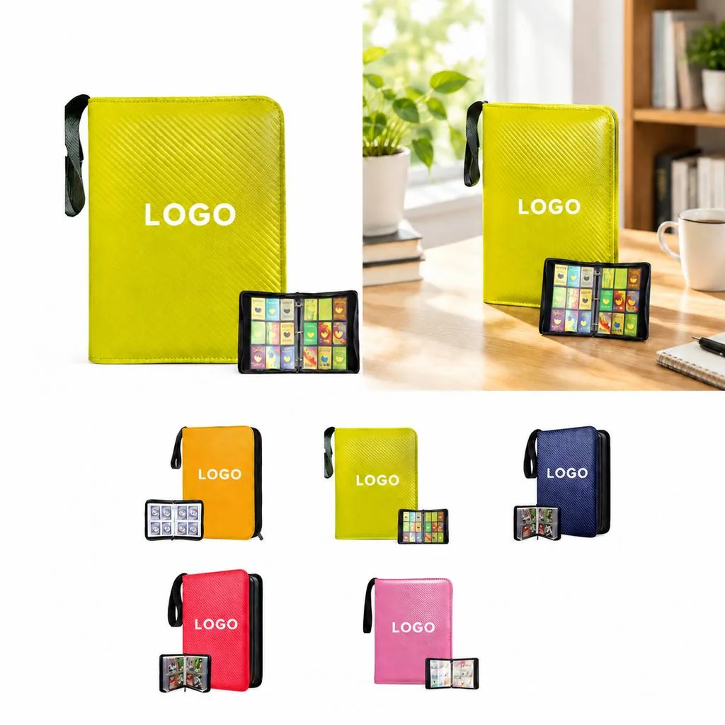 Protective Game Card Binder with Elastic Slots