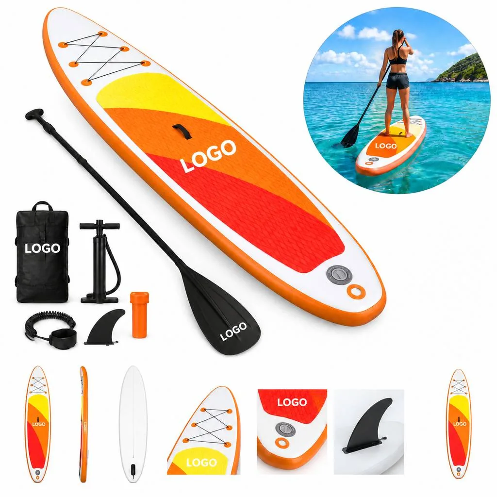 Portable Inflatable Stand Up Paddleboard with Carry Bag
