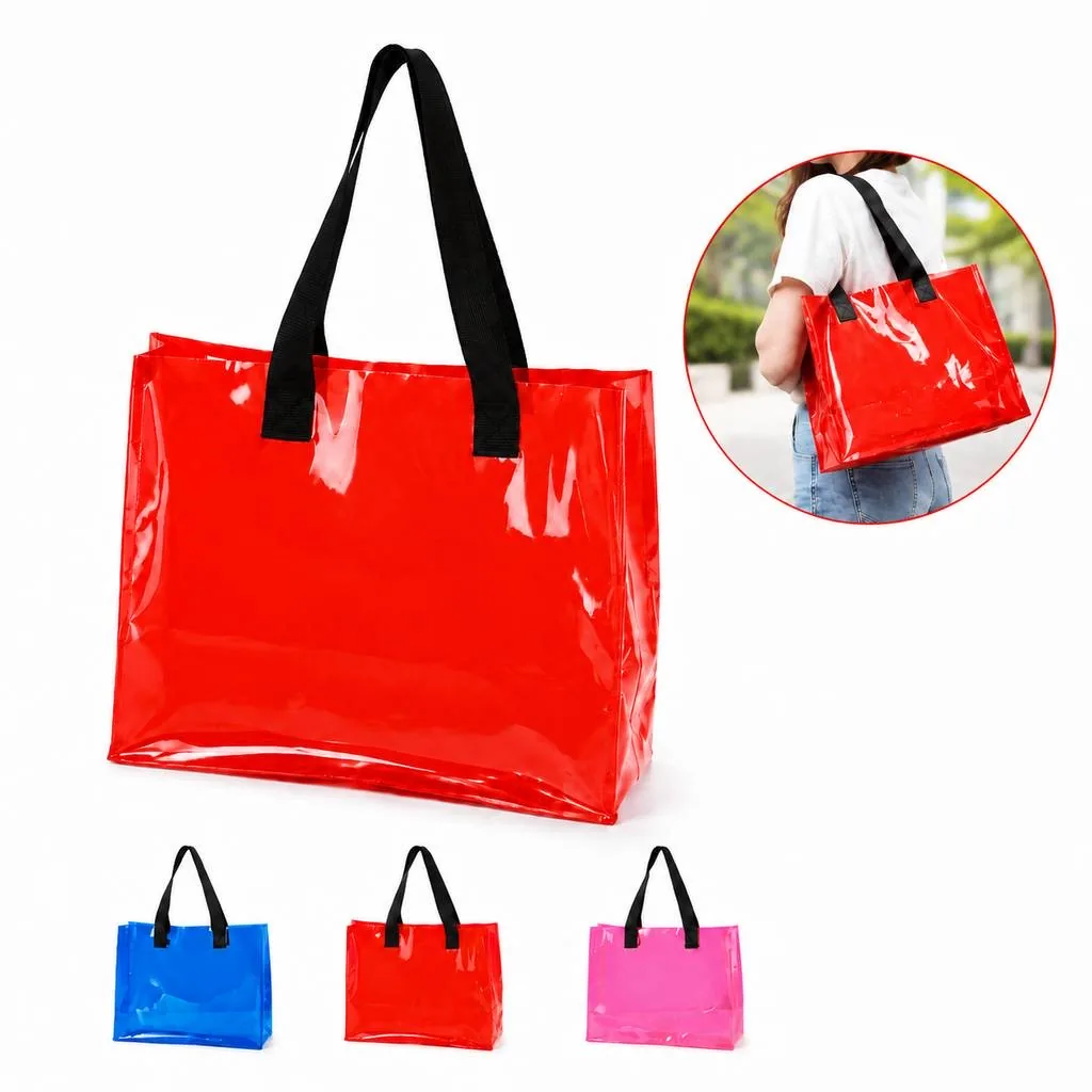 PVC Reusable Shopping Tote 2