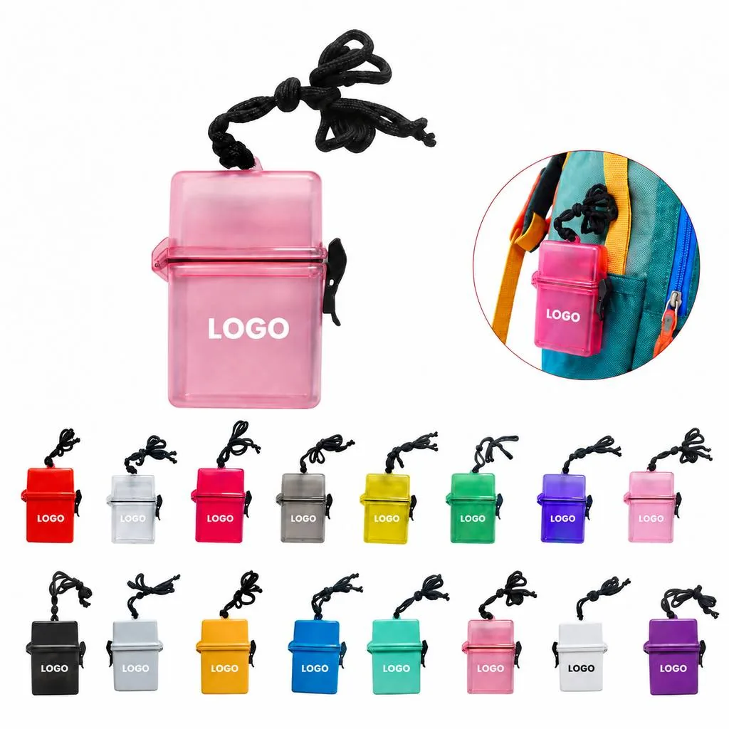 Waterproof Plastic Neck Cigarette Case