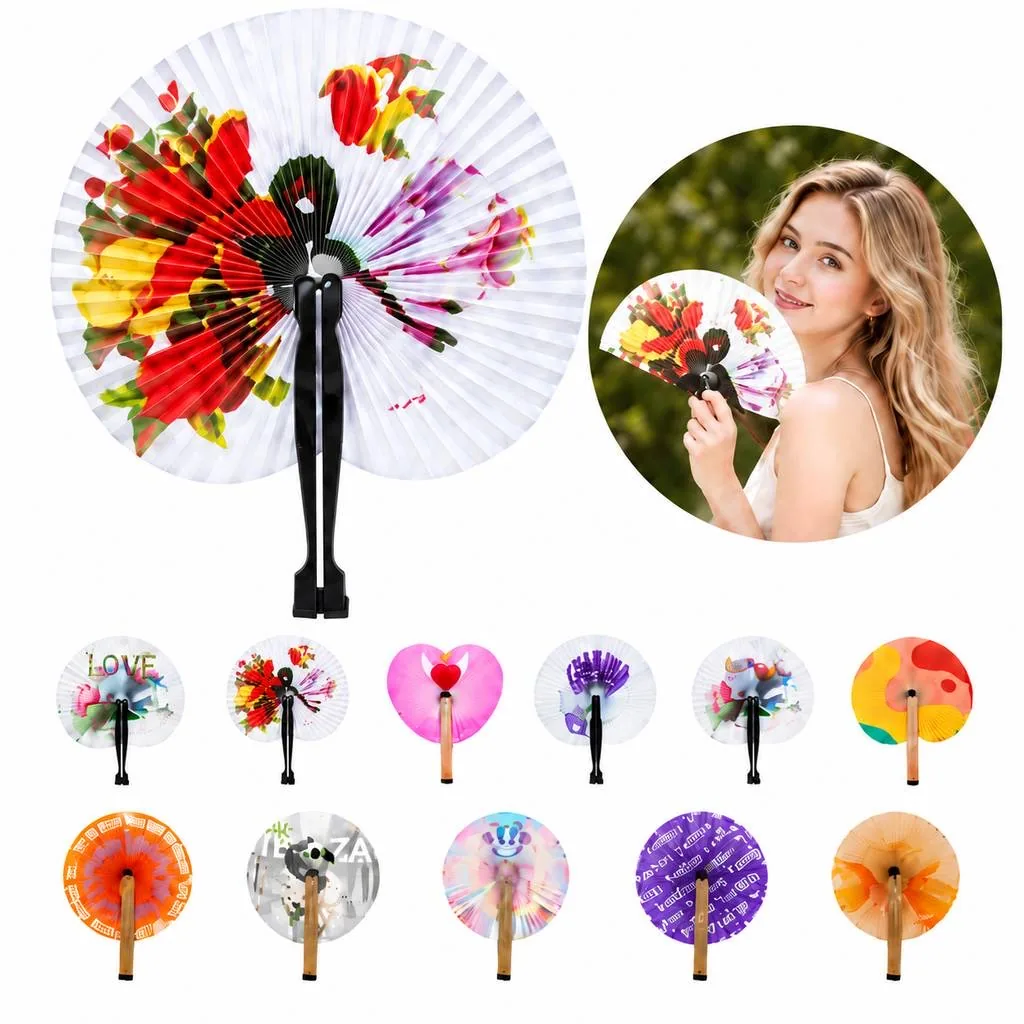 Custom Wooden Folding Fan for Promotional Use 2
