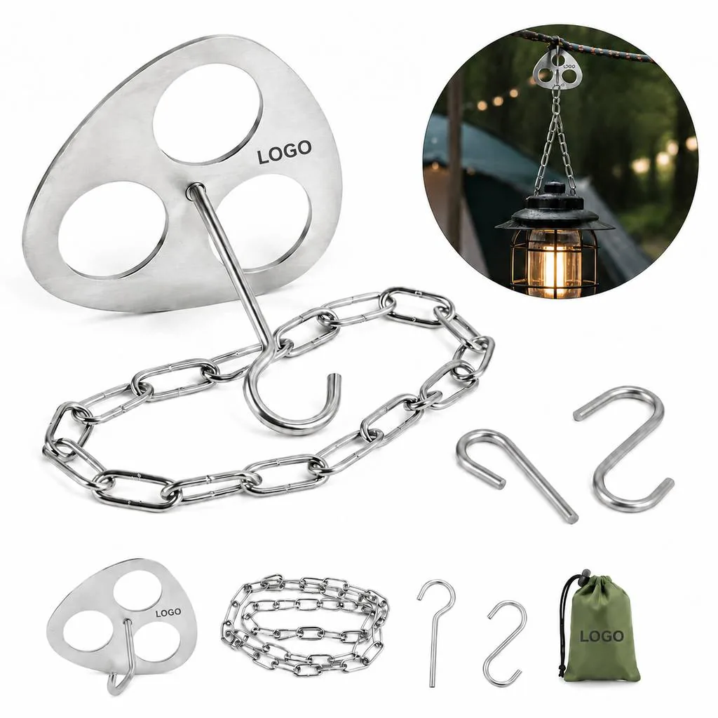 Foldable Stainless Steel Campfire Tripod Rack for Outdoor