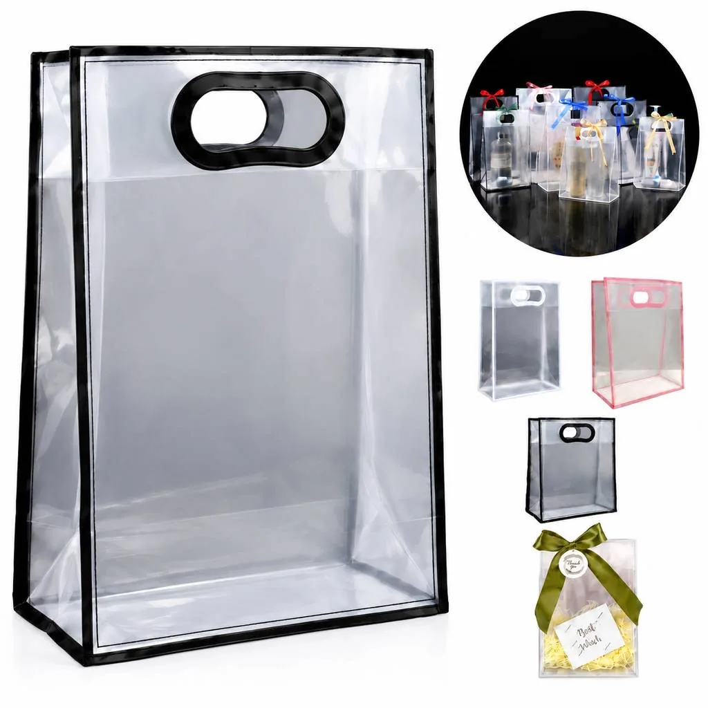Large Clear PVC Reusable Shopping Bag 2