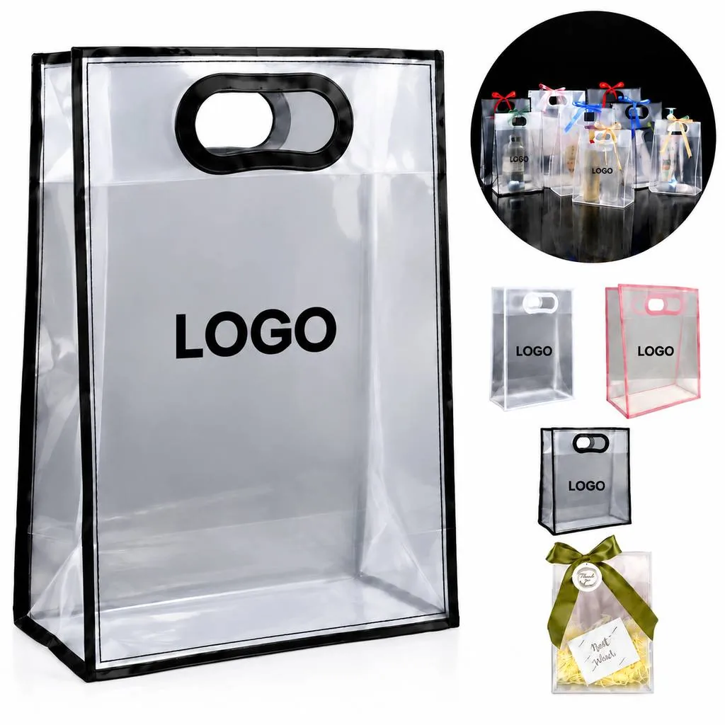 Large Clear PVC Reusable Shopping Bag