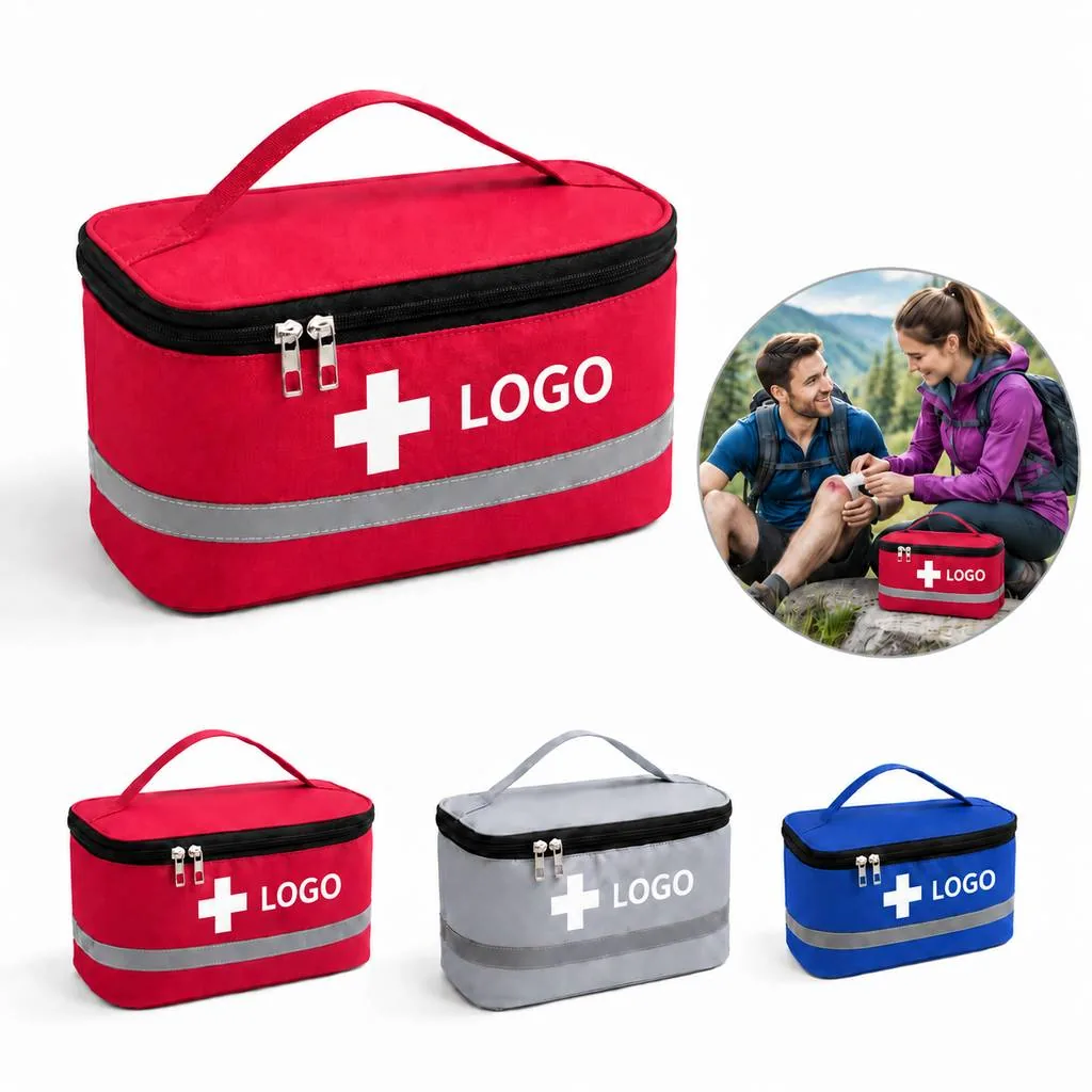 Compact Travel Medicine Organizer with Dividers