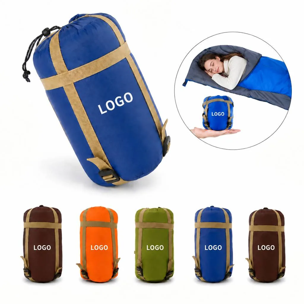 Compact Water-Resistant Sleeping Bag for Camping