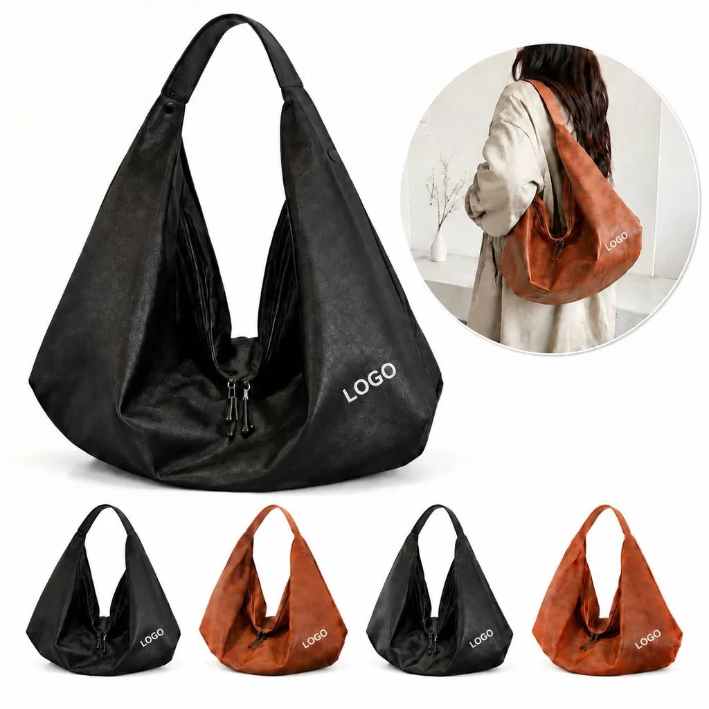PU Crossbody Bag with Adjustable Strap