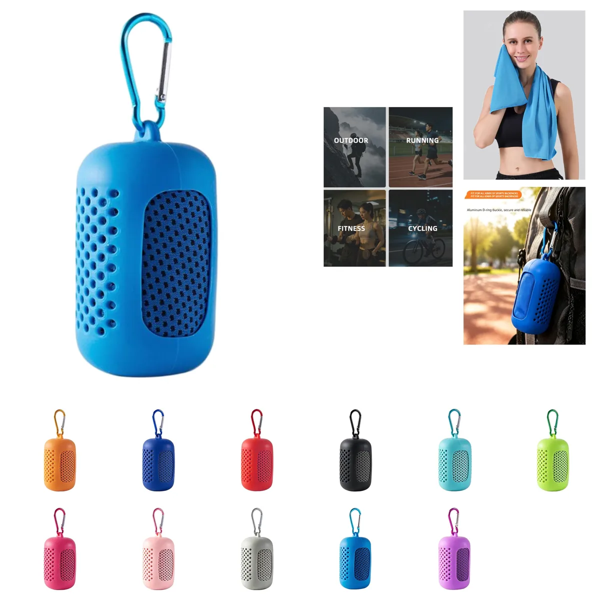 Quick-Dry Microfiber Sports Towel for Workouts 2