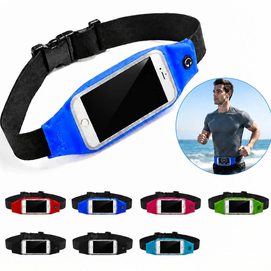 Adjustable Waist Bag for Running with Secure Zip 2