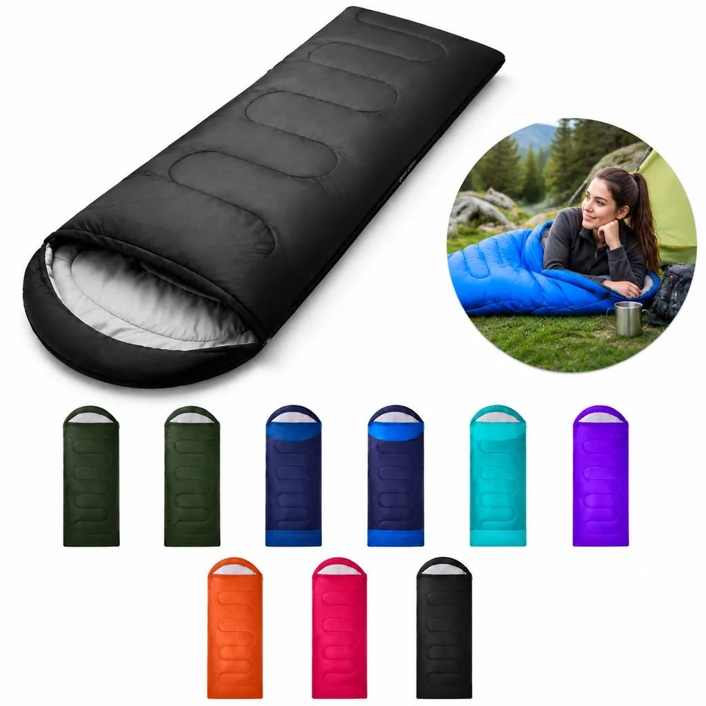 Lightweight Compact Sleeping Sack Liner for Camping and 2