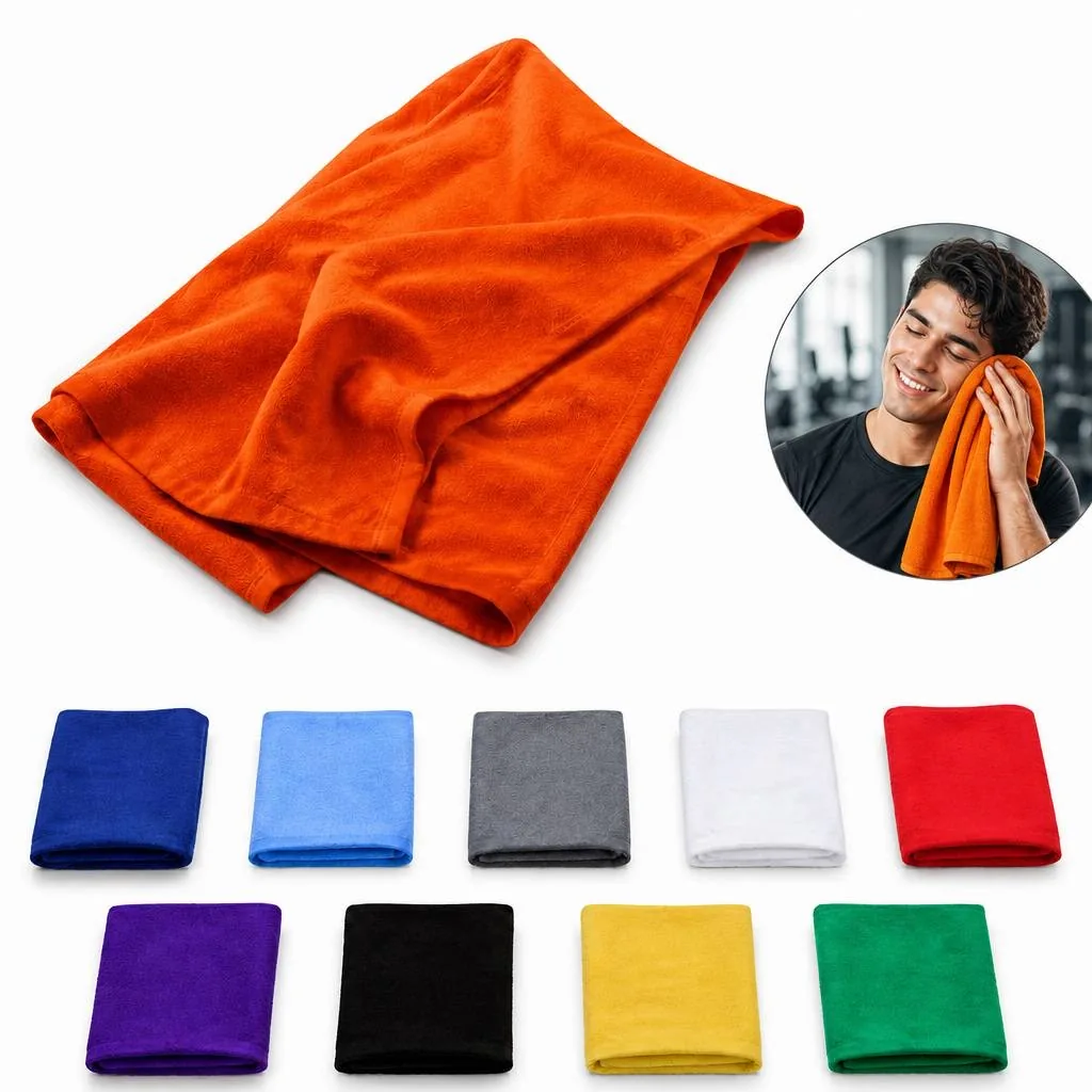 Quick-Dry Cotton Sports Towel for Sweat 2
