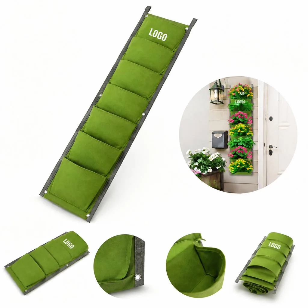 Wall-Mounted Breathable Felt Plant Grow Bags