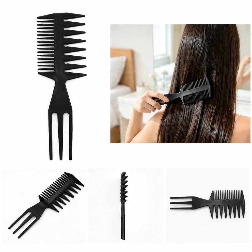 Men's Multi-Section Styling Comb for Grooming 2