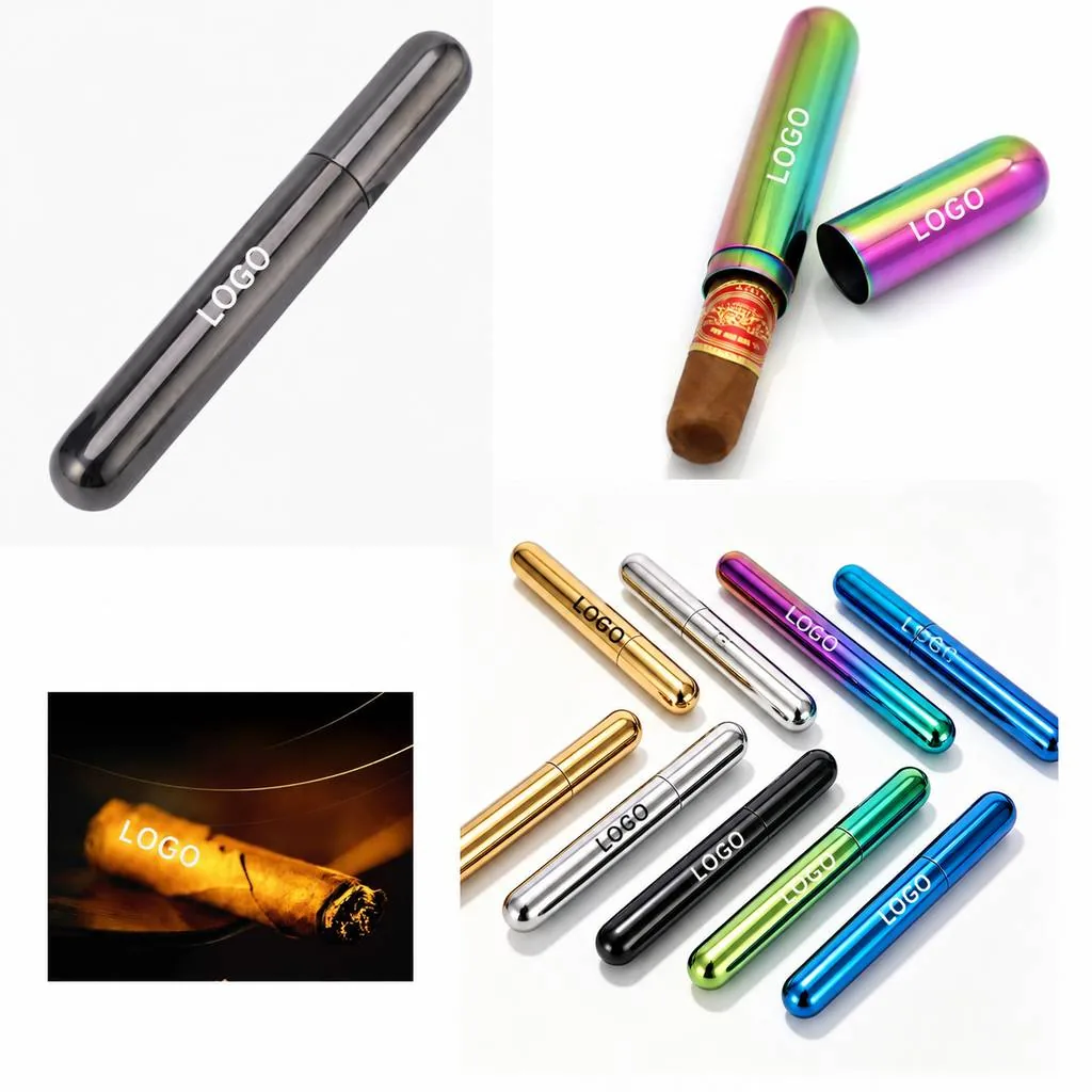 Portable Stainless Steel Cigar Protective Tube | OHY135-101