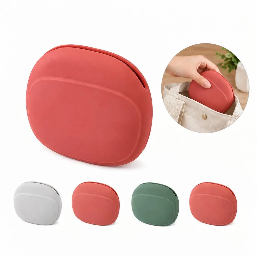 Soft Plastic Earphone Organizer Box with Secure Closure 2