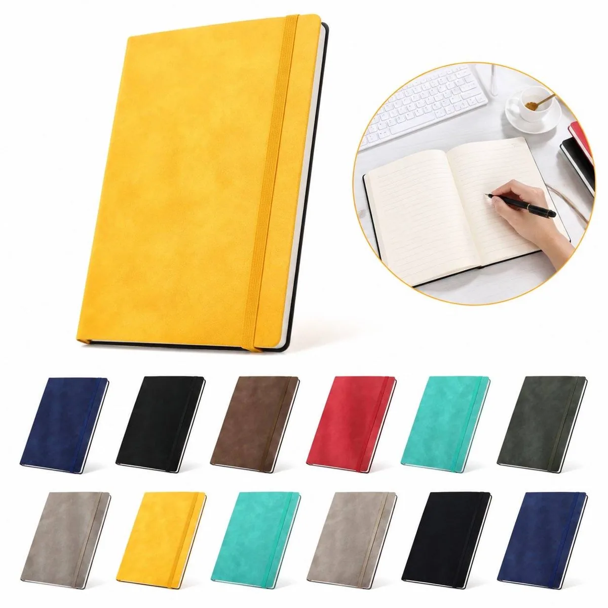 A5 Notebook with Customizable Logo Cover 2
