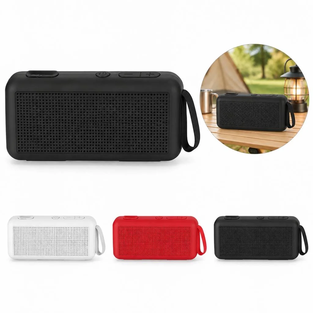 Portable Mini Bluetooth Speaker with Mic 2