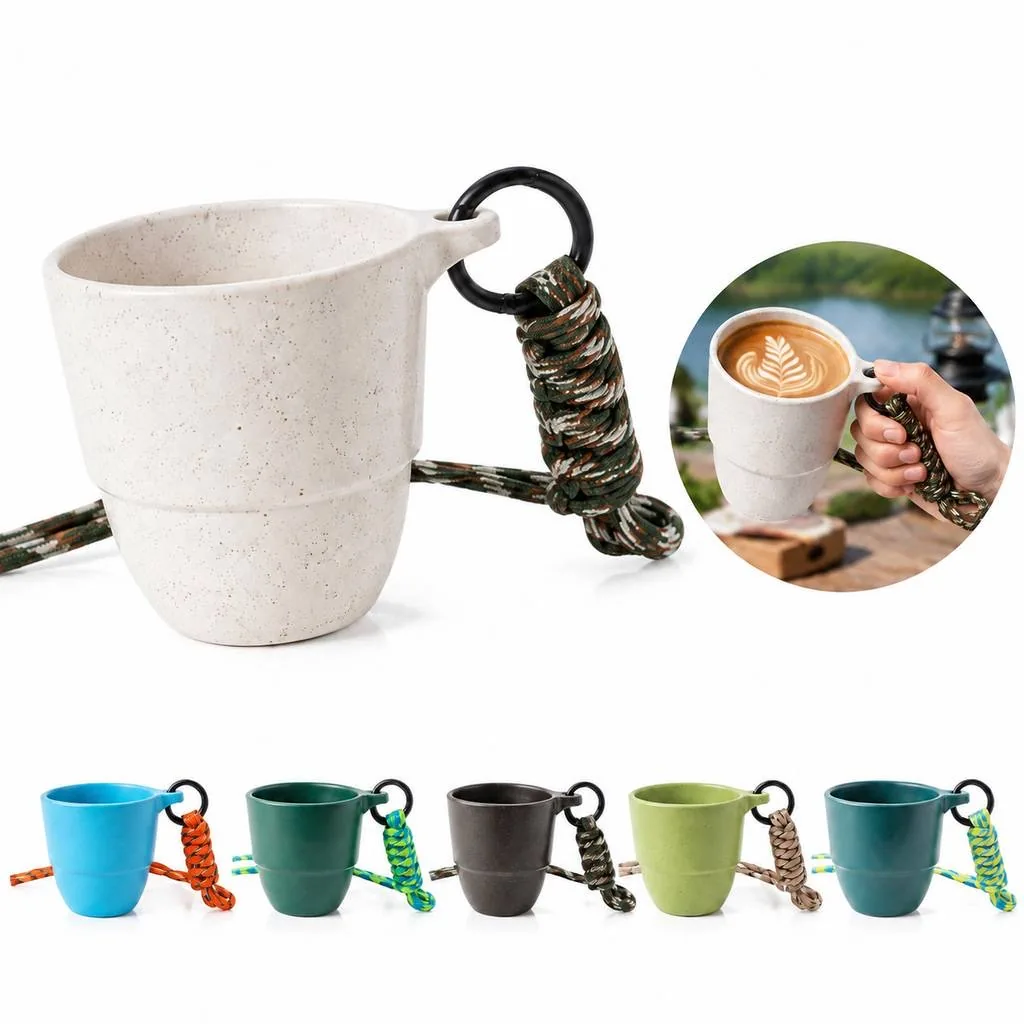 Double-Wall Insulated Reusable Cup for Hot Cold Drinks 2