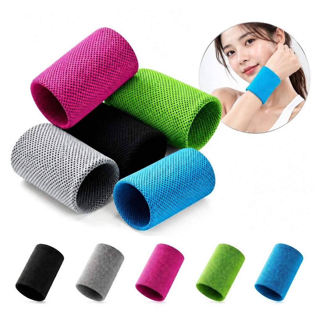 Sweat-Absorbent Breathable Wrist Wraps for Workouts 2