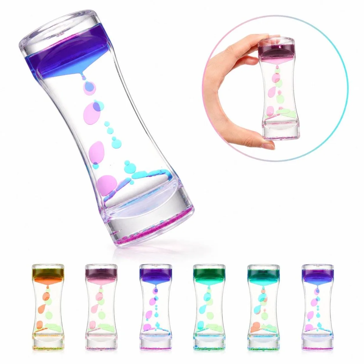 Acrylic Liquid Motion Desk Timer for Study and Games 2