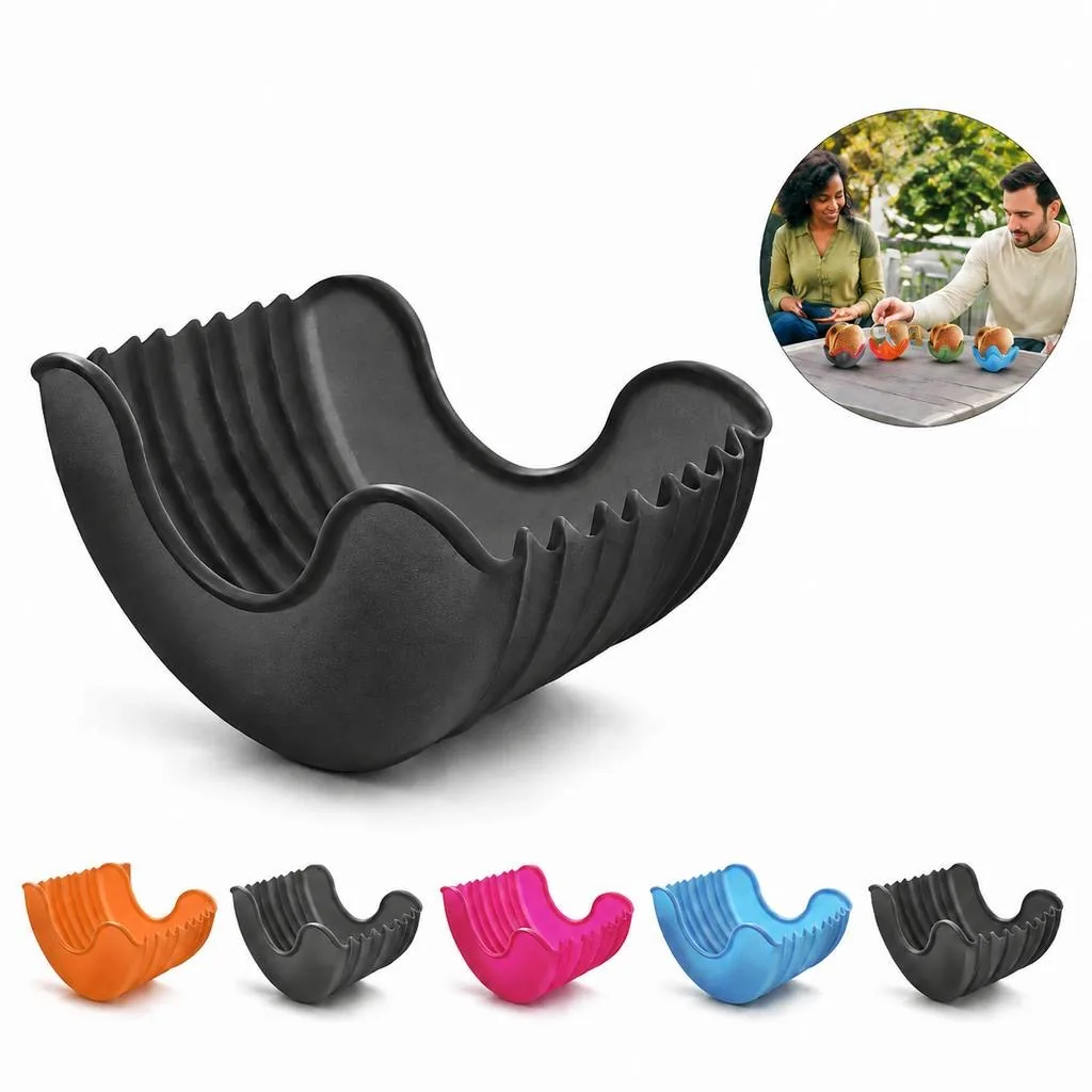 Food-Safe Adjustable Burger Holder Clip 2