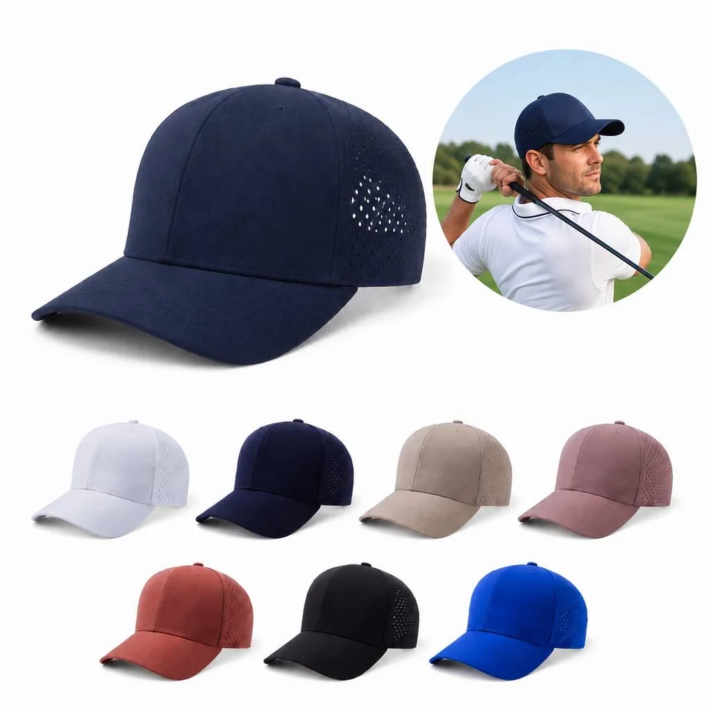 Perforated Mesh Back Quick-Dry Trucker Hat for Outdoor 2