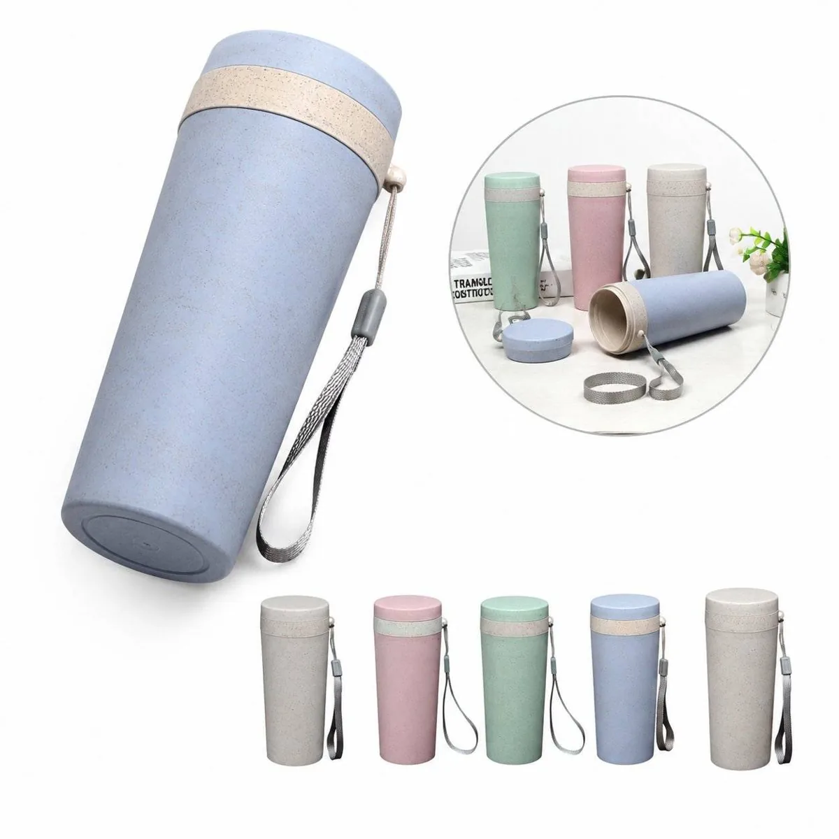 Reusable Insulated Travel Cup with Leak-Resistant Lid 2
