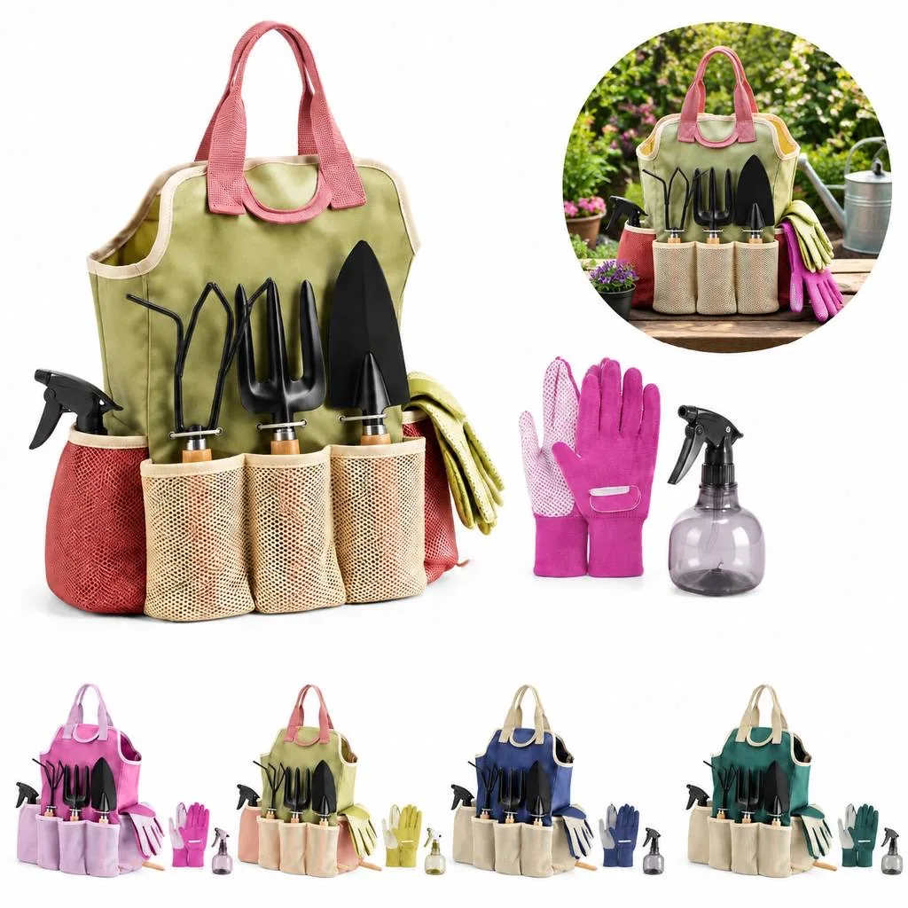 Gardening Hand Tool Storage Bag with Pockets 2