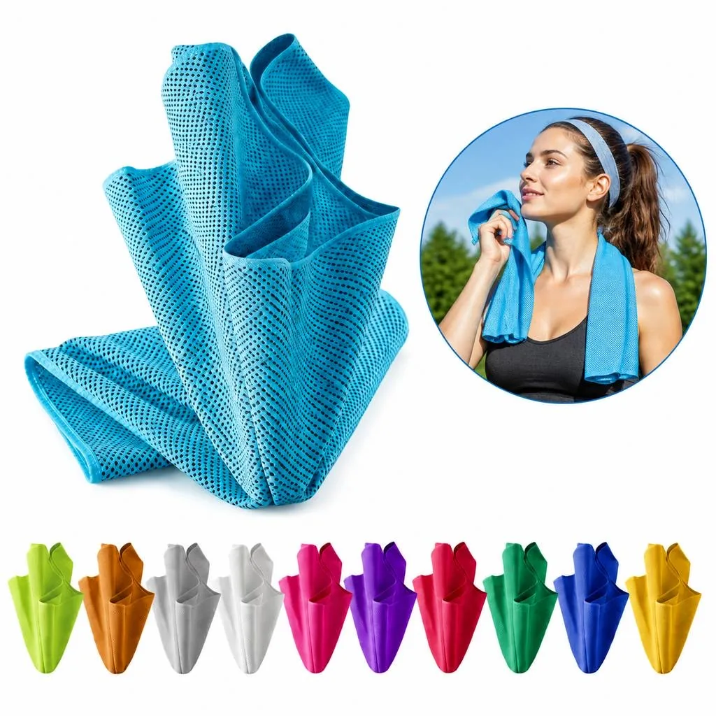 Ice Silk Cooling Towel for Sports and Outdoor Activities 2