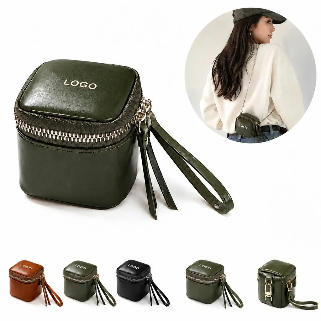 Compact Vintage PU Leather Coin Purse