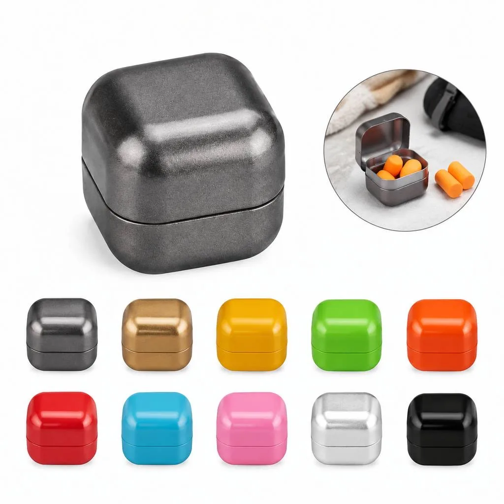 Compact Rustproof Tin Fishing Tackle Organizer Box 2