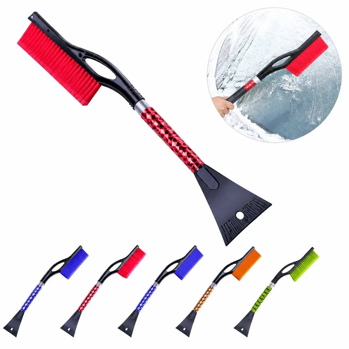 Portable Auto Snow Scraper for Car Windows and Mirrors 2