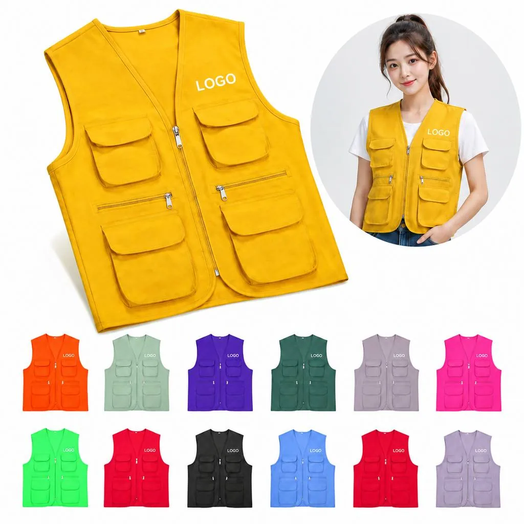 Custom Breathable Polyester Volunteer Vest