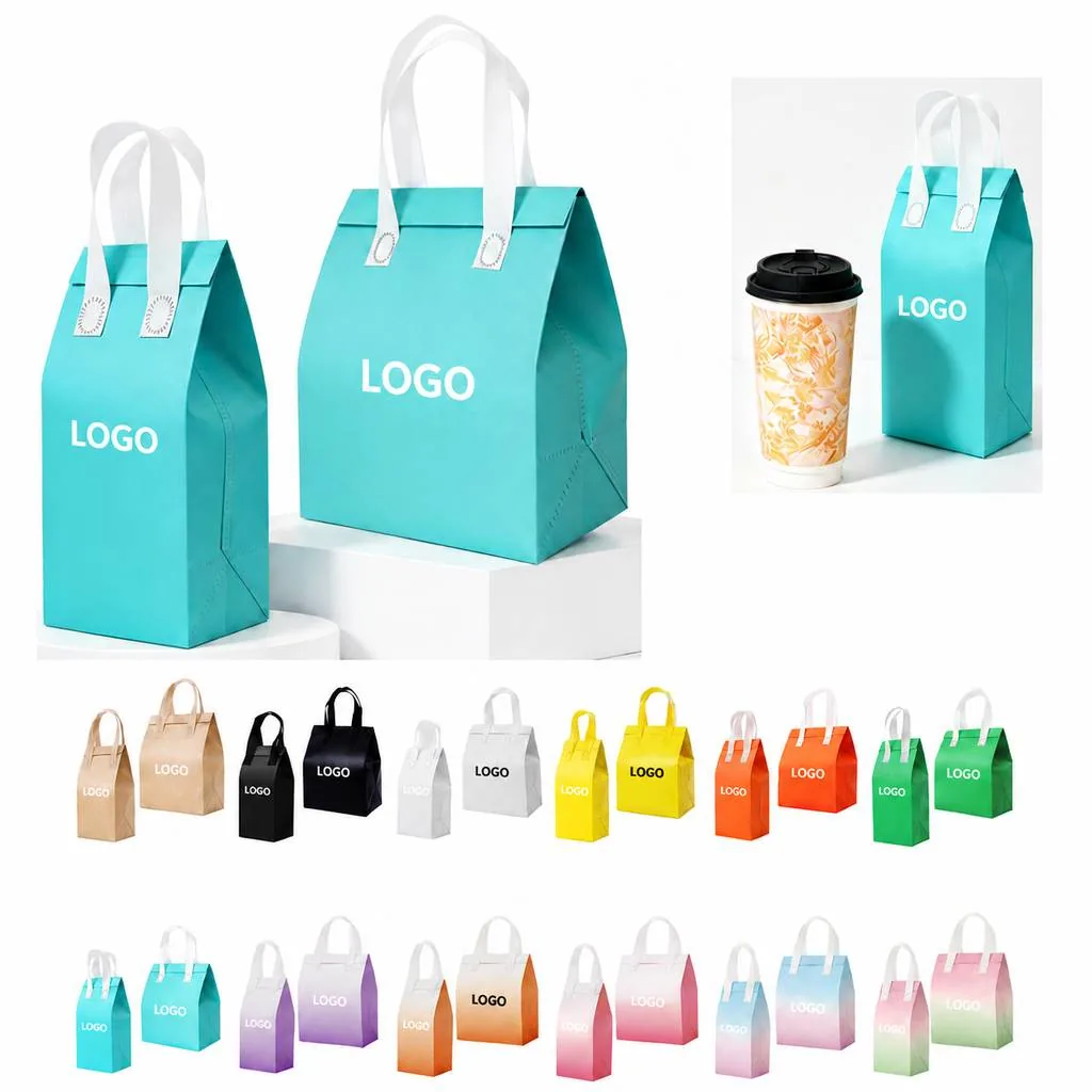 Heat-Retaining Foil Takeout Bags for Food Delivery