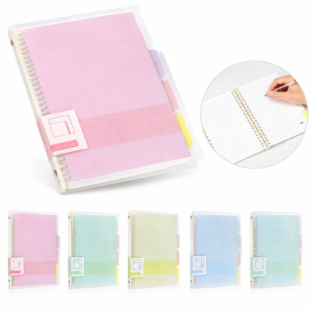 Clear Detachable Loose Leaf Journal for Customizable 2