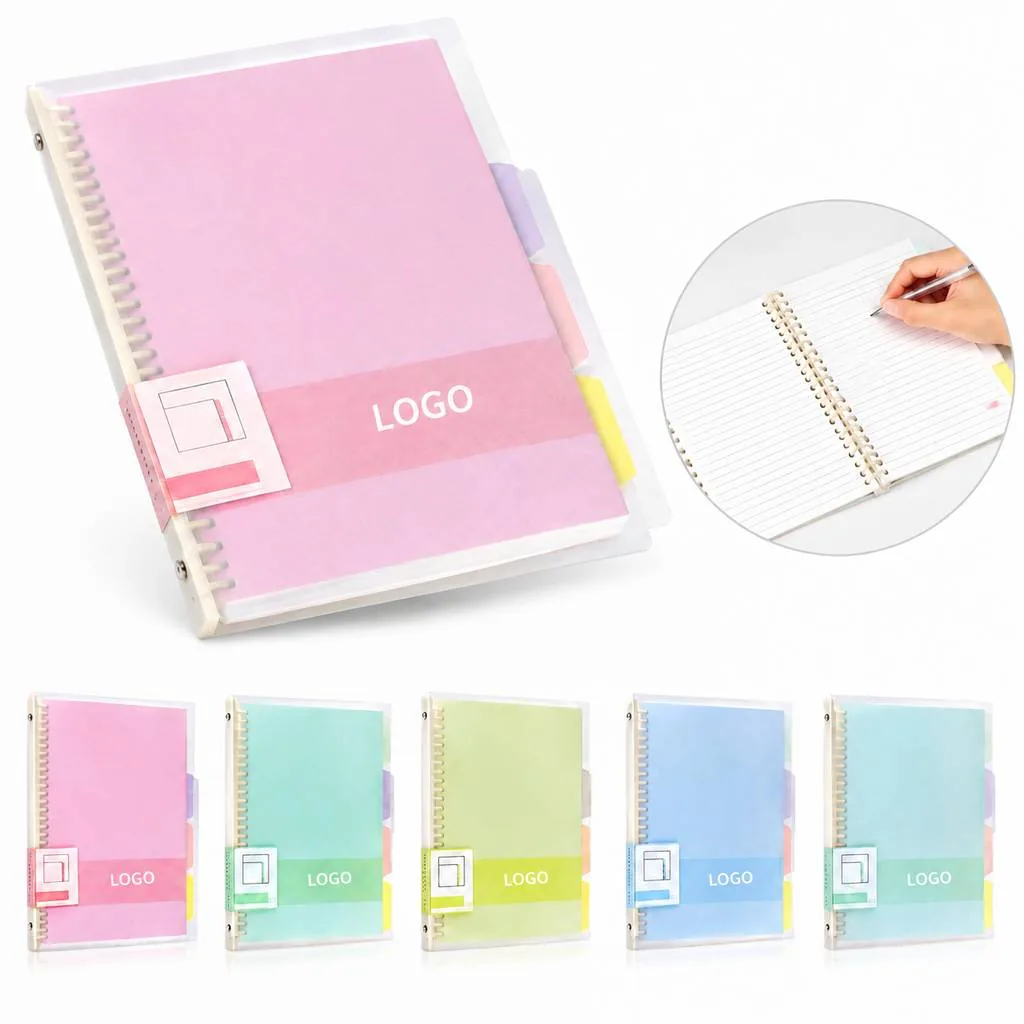 Clear Detachable Loose Leaf Journal for Customizable